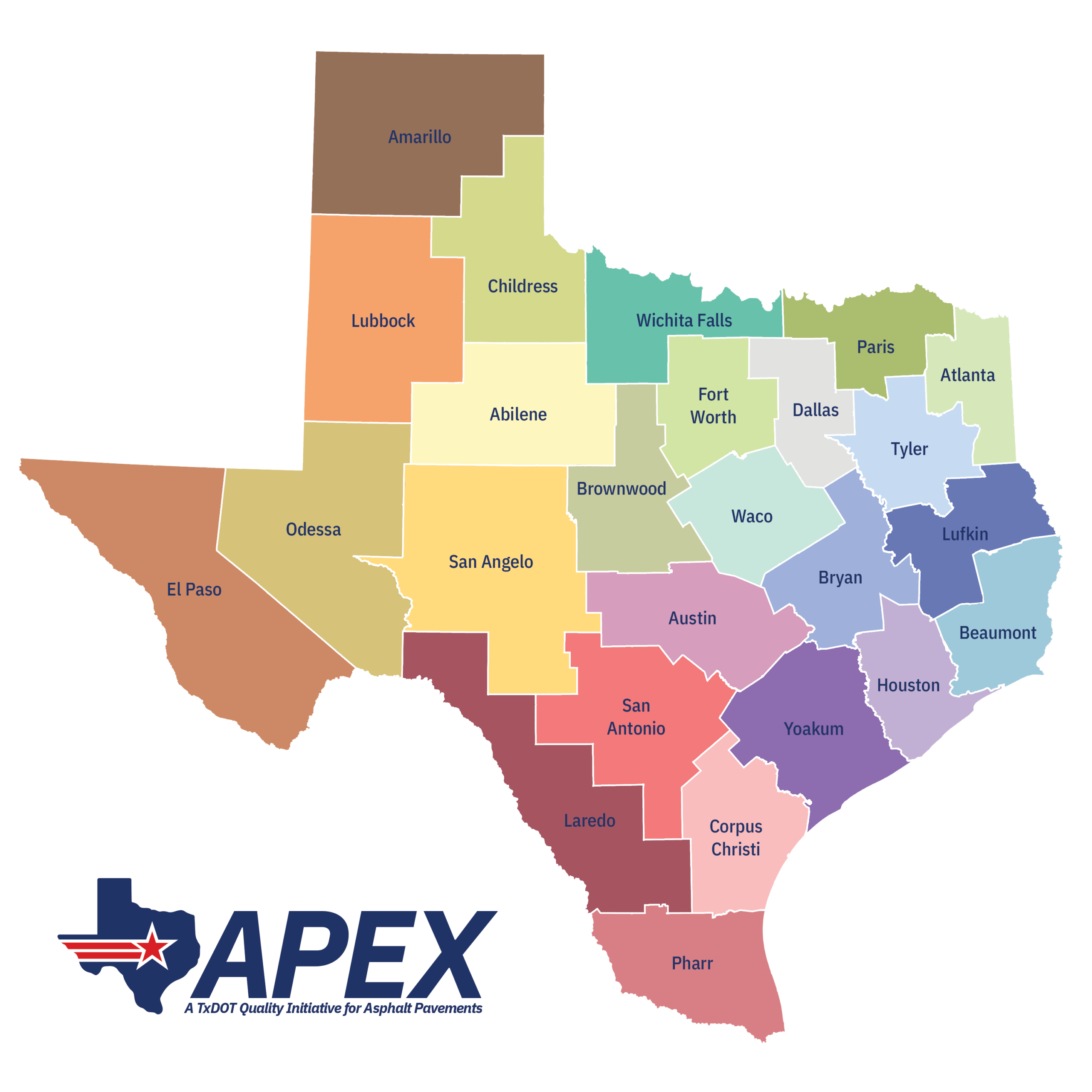 Texas District Map